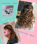 ریسه مو شینیون نگینی | JCHK-6899