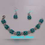 دستبند و گوشواره فیروزه | JCHK-6908