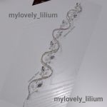 ریسه شینیون مو دوقلو نگینی | JCHK-6911