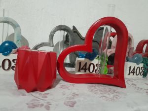 ست گلجا و گلدان سنگی  | JCHK-6977