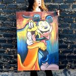 تابلو مدرن پاپ آرت برای دوراسیون داخلی تابلو‌میکی‌موس | JCHK-6919