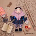 عروسک پارچه ای خورشید خانم | JCHK-4124