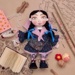 عروسک پارچه ای خورشید خانم | JCHK-4124