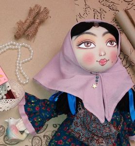 عروسک پارچه ای خورشید خانم | JCHK-4124