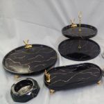 سینی بیضی پایه دار | JCHK-7188