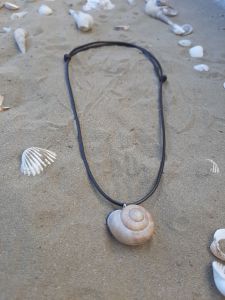 گردنبند صدف طبیعی | JCHK-7136