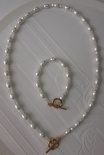 نیم ست مروارید | JCHK-7357