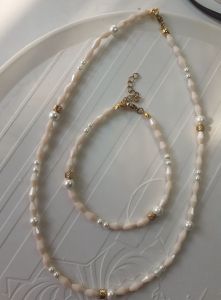 نیم ست مرواریدی | JCHK-7392