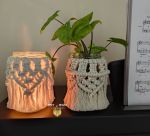 جاشمعی و گلدان مکرومه | JCHK-2892