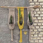 آویز گلدان مکرومه | JCHK-3083