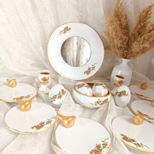 هفت‌سین سفالی گل سرخ  | JCHK-7284