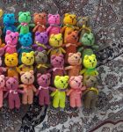 عروسک خرسی رنگی | JCHK-4543