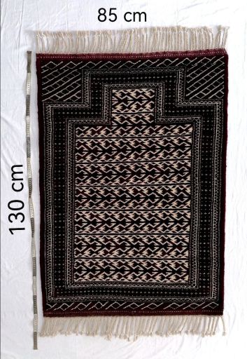 قالیچه (سجاده) دستباف، هنر زنان ترکمن صحرا  | JCHK-7395