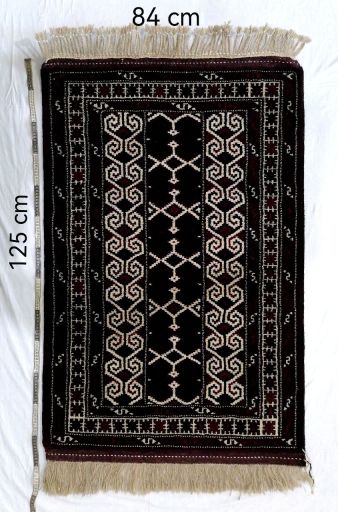 قالیچه (سجاده) دستباف، هنر زنان ترکمن صحرا | JCHK-7396