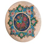 بشقاب ویترای گل و مرغ | JCHK-7434