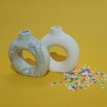 بیس خام گلدان دوناتی | JCHK-7534