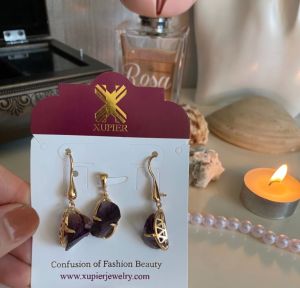 نیم ست سوارسکی طلاروس | JCHK-4452