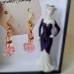 گوشواره رز رنگی  | JCHK-7558