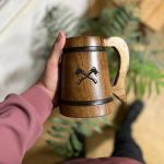 جوله ماگ چوبی با ظرفیت 600سی سی | JCHK-7831