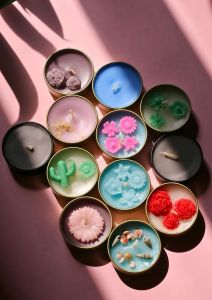 گیفت شمع قوطی فلزی کوچک | JCHK-7964