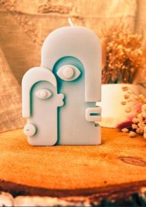 شمع کوبیسم دوچهره | JCHK-7974