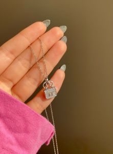 گردنبند طرح کیف دخترانه | JCHK-8071