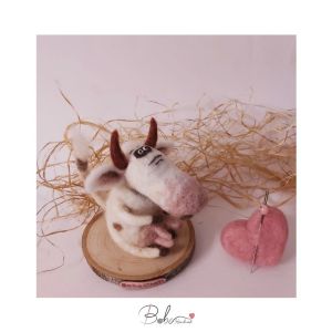 عروسک گاو سفید | JCHK-3458