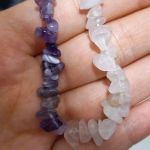 دستیند امیتیست و کوارتز رز | JCHK-8042