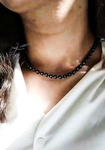 گردنبند رزسیاه | JCHK-8092