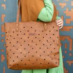 کیف زنانه دوشی چرمی طرح پانچی  - سایز کوچک | JCHK-8141