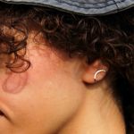 پیرسینگ میخی نقره نیم دایره | JCHK-8240