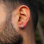 پیرسینگ میخی نقره وی | JCHK-8242