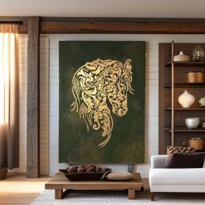 تابلو تکسچر اسب | JCHK-14993