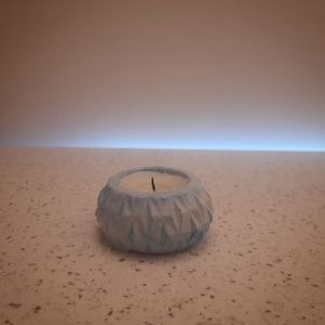 جا شمعی سنگ مصنوعی لوتوس | JCHK-8282