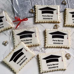 کوکی خانگی دکوراتیو رویال آیسینگ فارغ التحصیلی  | JCHK-8296