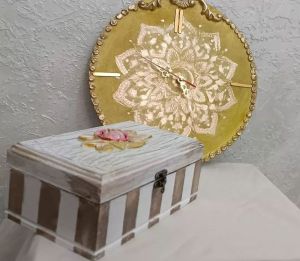 ساعت دیواری و جعبه جواهرات  | JCHK-8321