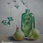 نقاشی مداد رنگی از اجسام بی جان | JCHK-10178