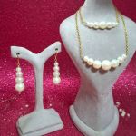 ست استیل مروارید سنگی | JCHK-11935