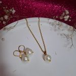 نیم ست استیل مروارید  | JCHK-11937