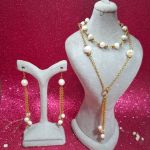 ست استیل مروارید پرورشی  | JCHK-11940