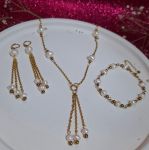 ست استیل مروارید پرورشی  | JCHK-11940