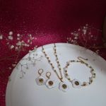 ست استیل صدف گل نرگس | JCHK-11941