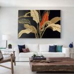 تابلو دكوراتيو برگ موز | JCHK-13264