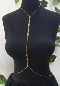زنجیر بدن تیغه طلایی | JCHK-8575
