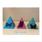 شمع هرمی مدل پروانه | JCHK-4249