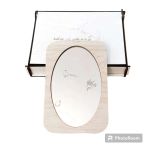 قاب آینهٔ چوبی نقاشی‌شده با دست  | JCHK-8610