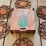 زیر لیوانی چوبی  | JCHK-8633