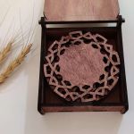 زیر لیوانی چوبی  | JCHK-8634