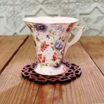 زیر لیوانی چوبی  | JCHK-8634