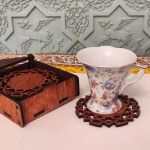 زیر‌لیوانی چوبی  | JCHK-8635